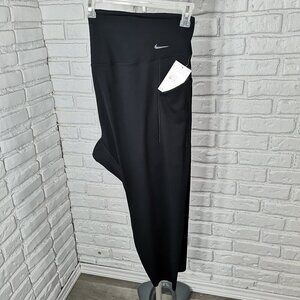 NWT Nike Dri-Fit Universe Hi Rise Medium Support Ladies Size 4X Black Leggings